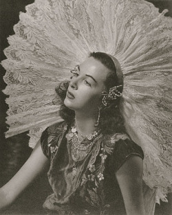  Photograph by Man Ray of Dolores del Rio in traditional Tehuana garb prior to 1942 when Del Rio returned to Mexico to contribute to the development of film as an art form there. -The J. Paul Getty Museum 