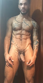 dominicanblackboy:  Sexy hot fat Brazilian ass Harry Lins got a fat delicious dick between his legs!😍