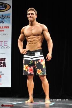 mitos:  Colt Prattes by Jeff Binns at 2013 NPC Atlantic States where he won first place for Men Physique Class C (via), you might recognise him from a certain P!nk video 