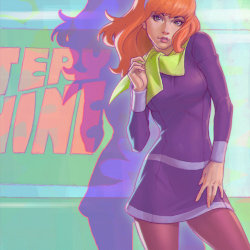 youngjusticer:  Thanks to a wonderful follower of mine, I get to discover another great artist who made the illustrations above. Check out FTO’s videos if you’re into comics. Daphne and Velma, by Ilya Kuvshinov.