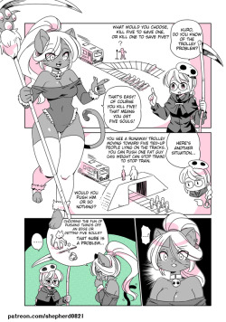 Modern MoGal # 059 - Cat always do cat&rsquo;s thingPatrons hope you love kuro (DeathNya)  . This is drawn for patrons!