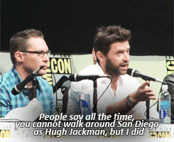 the-fallen-nephilim:  acharmingdevil:  misterpornographic:  almosthonestabe:  Oh, Hugh  haha still did a perfect Wolverine  Wolverine is a short character 5’4 Hugh Jackman is 6’2  I’m taller than Wolverine??! 