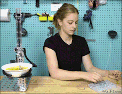 laughterkey:  bro-witch:  missrupa:  dickslapthestate:  welcometonerdland:  blenderweaselhasopinions:   mistertotality:  4gifs:  Soup-serving robot fail. [video]  Simone Giertz, the self-proclaimed “Queen of Shitty Robots.”  She intentionally engineers