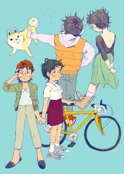 huliia:  my submission for the comme des cyclistes pedal zine~