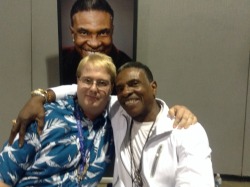 Keith David and me looking like a dork, as per usual.