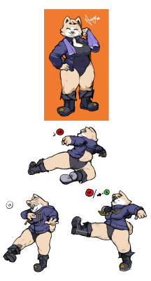 mangneto:  Idea my friend gave me revolving around characters doing fighting game normals to draw poses and such. Added a few more off the one I posted a while back! Original res if tumblr resizes it: x 