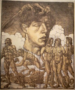 Gino Barbieri (Italian, 1885-1917), Le buone e le cattive idee, 1912