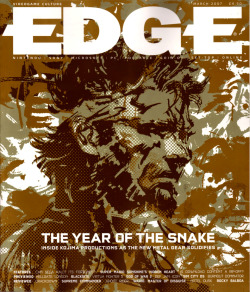vgjunk:  Edge magazine Metal Gear Solid cover.