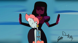 letsgemtlemanstellauniverse:  Hello! I came here just to post these three dance versions of Pearl and Garnet &lt;3 Pilot  and 80 :3 hope you like it (yes I know the nose of Pearl Pilot not ta correct, So why did a collab with Guh S Costa :v I’ve decided