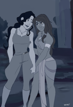 yakfrost:  Korrasami Atlantis AU || 1 2 3 4 5yooooo ok so it’s been a while since I did one of these but my life got super busy! university, commissions, cosplay…the works.the crystal chamber scene is giving me trouble so here’s another one of