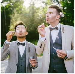 asianboysloveparadise:    International Gay Wedding: Lok Man &amp; Guillaume Watch it here: https://youtu.be/bhljPp0CRCELok Man and Guillaume, the international couple living in Hongkong have been together for many years. They held their grand wedding