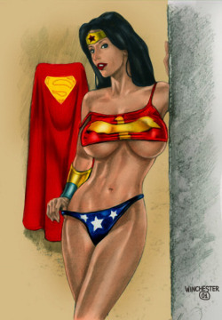 superheropornpics:  Check out my Facebook page for male and female superhero pinups. 