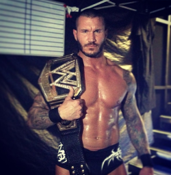 wweyesnation:  …and the new #WWE Champion, Randy Orton. #MITB#Summerslam #Viper  &hellip;He looks so good with that Championship! *.*