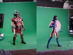 mortalkombatshrine:  Make-up artist Tanea Brooks has released a set of pictures that show actors and actresses dressed up in costume doing video capture work for the cancelled Mortal Kombat HD remake. Even though the game was cancelled, images show that