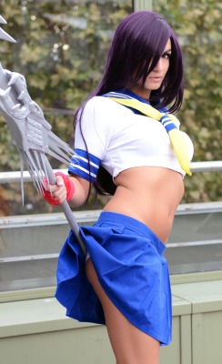 whatimightbecosplaying:  ikki tousen kanu unchou by tdscospCheck out http://whatimightbecosplaying.tumblr.com for more awesome cosplay