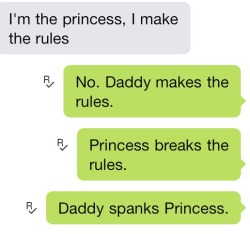 littlelaneykink:  Princess says, “Nooo…” &ldquo;Not fair. Hmph.&rdquo; 