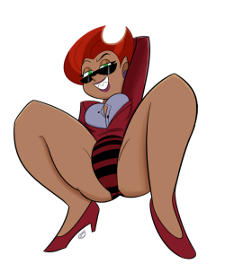 dacommissioner2k15:   August Patreon (LATBY) req.: Penelope Spectra (colors) COMMISSIONED ARTWORK done by: @lookatthatbuttyo​ Colors and shading done by: @lewdstew​ Concept and idea: me Colored version of this:  http://dacommissioner2k15.tumblr.com/post/1