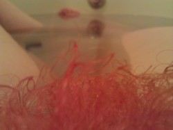 magicalgirladorkabelle:  My muffin tuftâ€¦. the tuft of luff upon my muff. That bath was lovely, and now I smell yummy. 