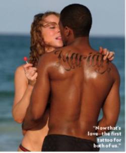 Mariah&rsquo;s prolly thinkin like &ldquo;hes such a fuckin idiot. id never get a tattoo on my back that big&rdquo;
