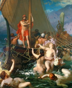 shakypigment:  Ulysses and the Sirens-Leon Auguste Adolphe Belly