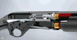 weaponslover:  Shotgun firing mechanism  