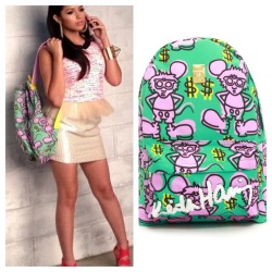 jasminevstyle:  &lt;p&gt;One of my fabulous followers asked me to find the backpack jasmine wore in her recent Latina Magazine photoshoot, and I found it. :) &lt;br/&gt; She wore a Joyrich Andy Mouse Backpack, 163.99 at the link below.&lt;br/&gt; Xoxo.&lt