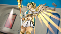 dentol-sfm: Blessed by the Gods (you know which ones) Mercy’s skirt is a bit too short, another poster showing off new donger by @akkoarcade (download for free on his patreon!). Links  Ask Box  Past Overwatch content Imgur (More angles and variants