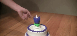Cool birthday cake candles