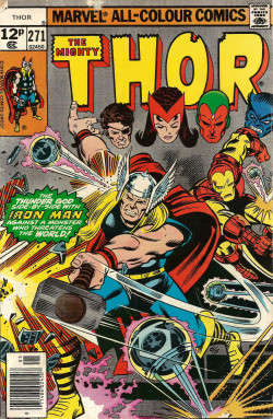 Thor, No. 271 (Marvel Comics, 1978). Cover art by Walt Simonson and Joe Sinnott.From Oxfam in Nottingham.