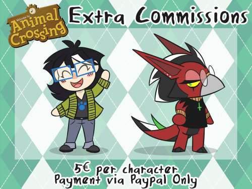   Opening Emergency Animal Crossing Style commissions! I&rsquo;ve been stuck here in my new flat for quite a while now, I&rsquo;m starting to running out of money, so i&rsquo;m opening those extras!Will do humans and animals with no problem! DM me or