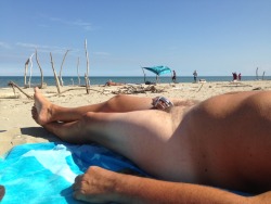 chastitybeach:  Just chillin’ at Chastity Beach! Enjoy the sun and the fresh air!  So hot
