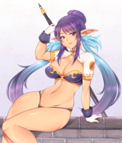 thescarlettdevil:  Patreon request prize for Niko. Got to draw Judith from Tales of Vesperia! Her hair is something i’ve never seen before and I love it  ♥   For a buck or more you get to see more good stuff and win awesome rewards over at my Patreon~!
