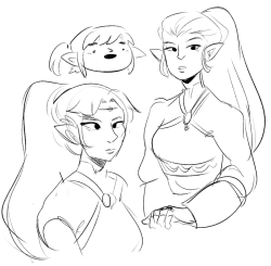 leelingart:im still freaking out but…. heres my zelda prediction… i feel like she’ll have a ponytail