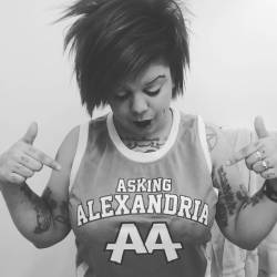 Less than a month til asking Alexandria. Get to meet them so ready for March 9th!! #askingalexandria #ready #aafamily #askingalexandriajersey #readyforconcert #meetingaskingalexandria #excited #life #girlwithtattoos #girlwithpiercings