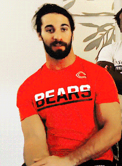 skeletors:Seth Rollins + being the cutest dweeb there is