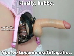girdleluv: tgirlinthemirror:  sissycuckcumdump:  femdomwife88:  Yes.  Anything for you Mistress    You’ll enjoy the pressure against your cage, sissy, and of course my moans.   👅👄👅👄👅👄 