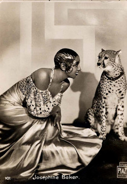 postraphaelite:  Josephine Baker, later known as ‘Bronze Venus’, ‘Black Pearl’ and ‘Créole Goddess’ was born in America in 1906 and later moved to France to become a singer, dancer, and actress. She was the first African-American woman to
