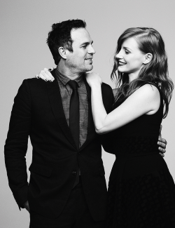 chastains:  Jessica Chastain and Mark Ruffalo for Variety Studio  