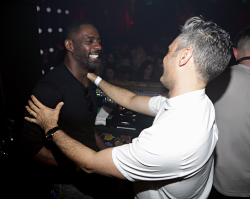 television:   Idris Elba and Taika Waititi attend the Skream 4 Rhonda event at Sound Nightclub on March 3, 2017 in Los Angeles, California.