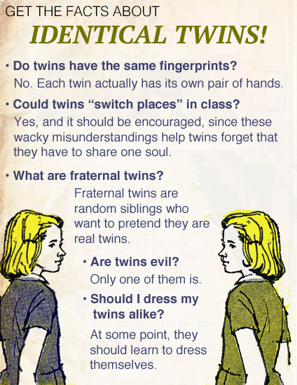 Get The Facts About Identical Twins