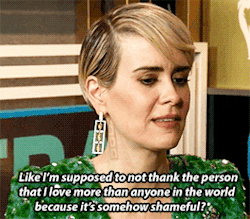 be&ndash;kind&ndash;to&ndash;one&ndash;another:  ♡ Sarah Paulson x Holland Taylor  ♡    I love this!  but also, has anyone else noticed that Sara Paulson looks a lot like Taylor Schilling’s ACTUALLY gay sister?