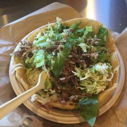Smoked brisket taco salad!!!!! #foodporn #photosbyphelps #tacos  (at Qdoba Mexican Grill)