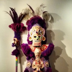 Shadows of the past at the #mardigras #IndianNations #museum in #NewOrleans #feathers #costuming