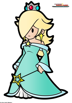 chivi-chivik-showcase:  Counterparts &amp; Paper Mario: Fan-artworks of Rosalina, Daisy and Waluigi (Made on SEP 2012) At the time I tried to come up with ideas for a Paper Mario fangame (not that I would actually make the fangame…). However, I abandoned