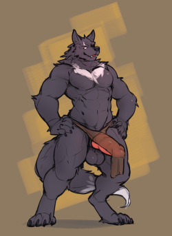 mysterytrout:Sketch commission for Silver-fang