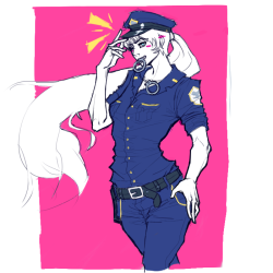 v4xlukamegurine: ??? quick thingy idk i just wanted to draw my favs in police officer suits okay