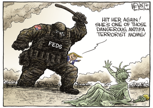 cartoonpolitics:   (cartoon by Christopher Weyant)    