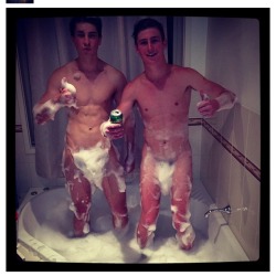 red-bones:  bubble bath buddies 