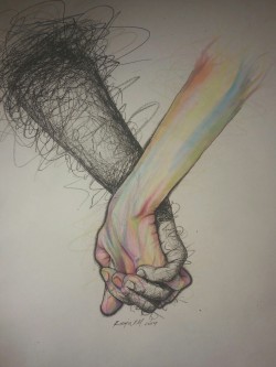 marinathemonkey:  bath-bubbles:this is so amazing look at how the fingertips are changing  this picture can have so many different meanings