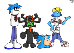 captaintaco2345: I drew some Homestar Runner Halloween costumes I’d love to see.  “Hey Strong Bad, I really like your Aku Aku costume. I love Crash Bandicoot!”  I did another one“Hey Strong Bad, I don’t feel so good.” (Slowly fades to dust)